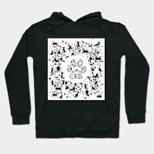 Cat Lovers Pattern Hoodie